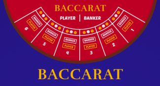 Baccarat table