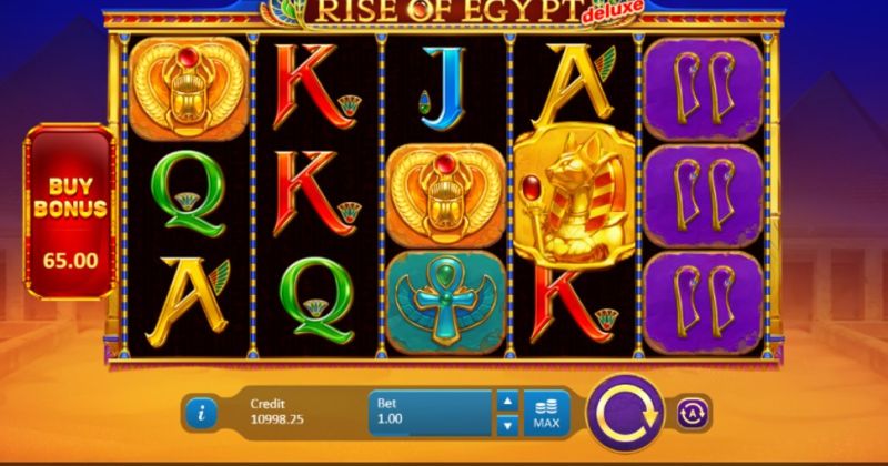 Play in Rise of Egypt: Deluxe slot online from Playson for free now | www.caruikit.com