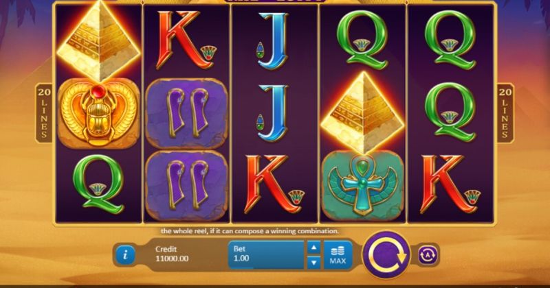 Play in Rise of Egypt slot online from Playson for free now | www.caruikit.com