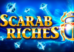 Scarab Riches slot logo